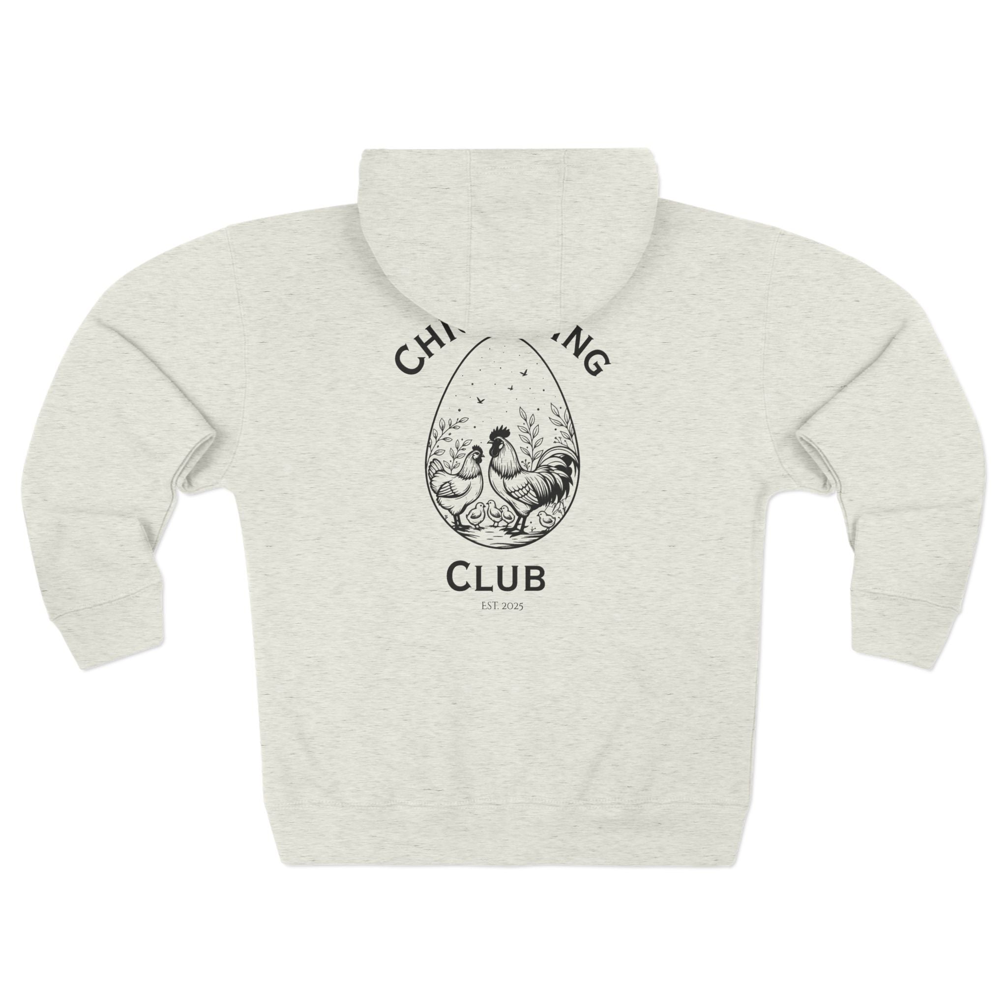 Strutwear Chickening Club Hoodie: The Official Zip-Up of the Coop