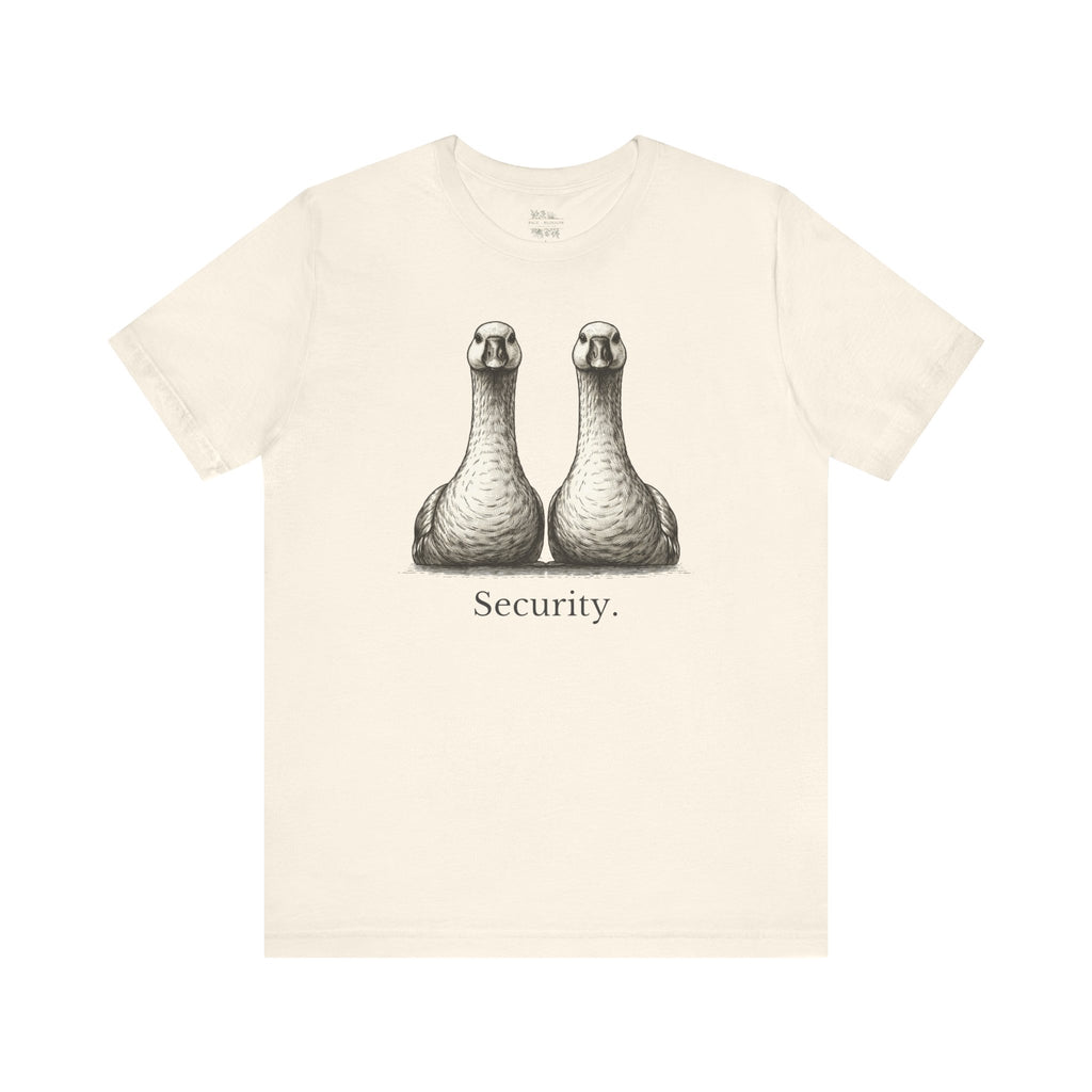 Security Geese Graphic Short Sleeve Tee