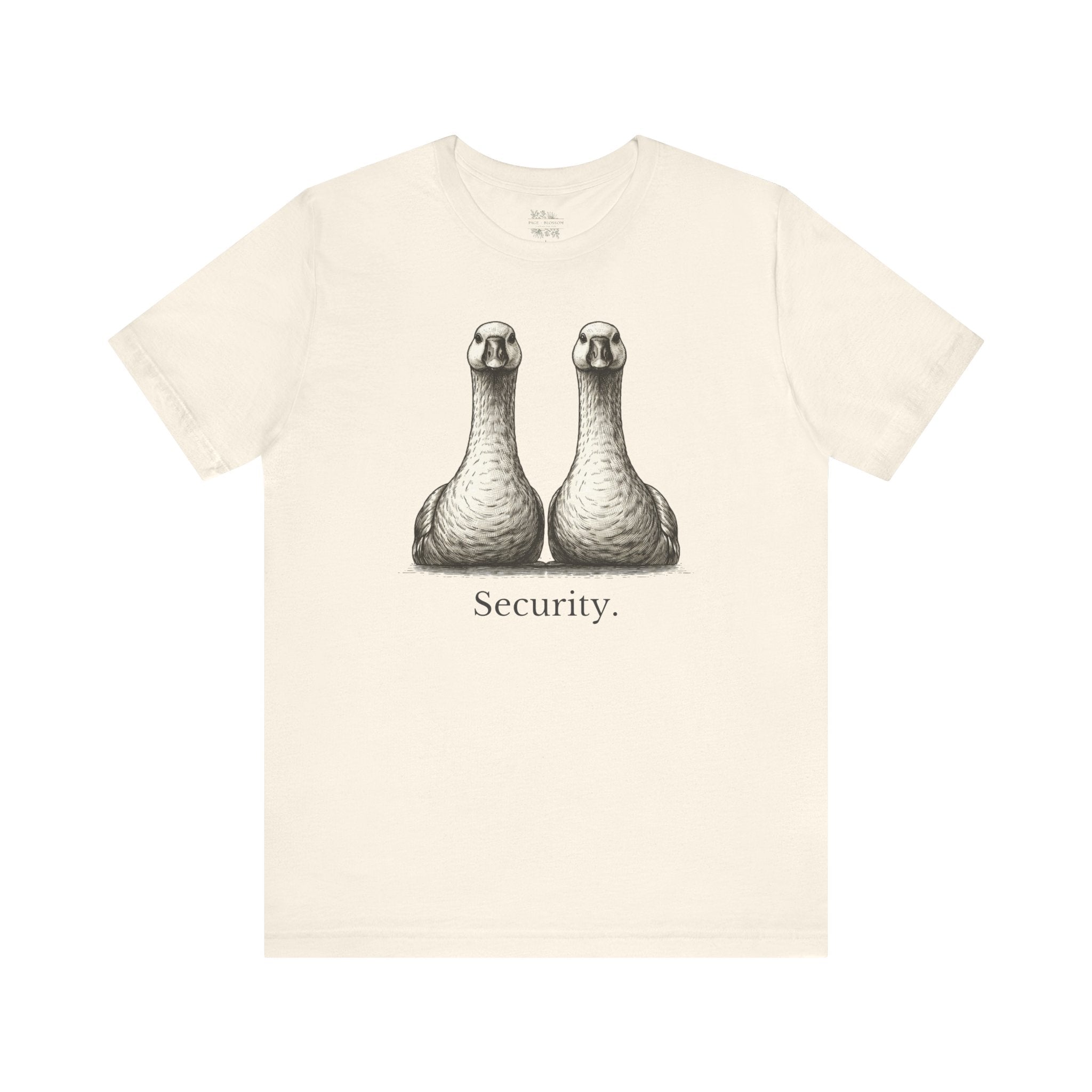 Security Geese Graphic Short Sleeve Tee