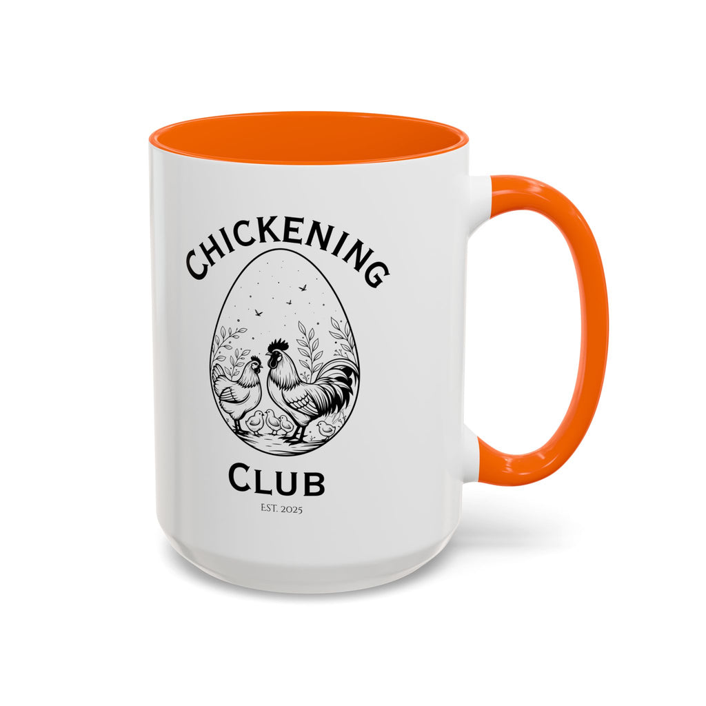 Chickening Club Ceramic Accent Mug: Your Morning Ritual, Elevated