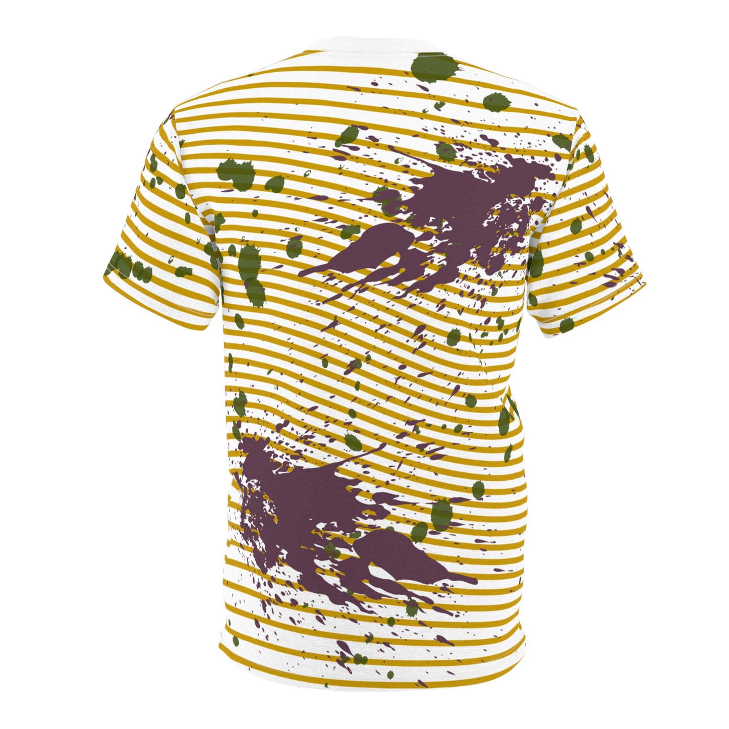 Spring Striped Splatter Unisex T-shirt