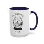 Chickening Club Winter Wonderland Snow Globe Ceramic Accent Mug
