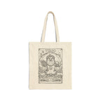Zodiac Chicken Coloring Canvas Tote Bag