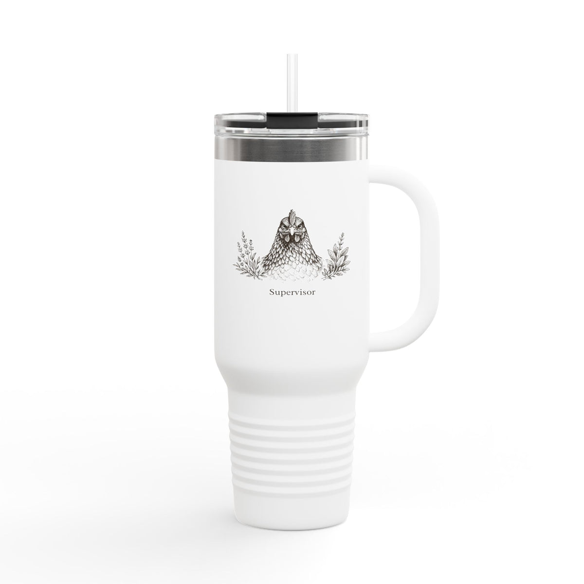 Supervisor Chicken and Herb Insulated Travel Tumbler