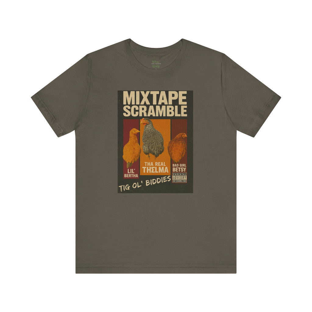 Mixtape Scramble Retro Bootleg Chicken Tee