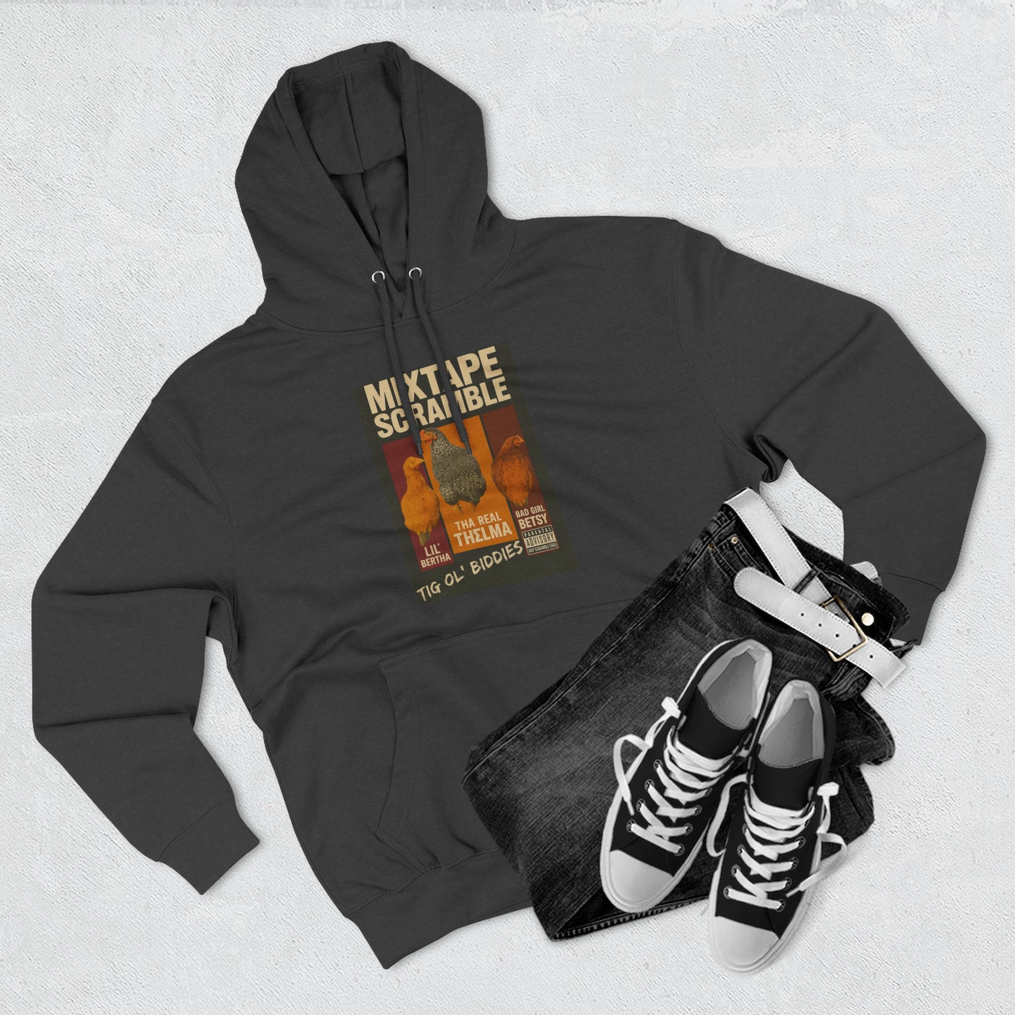 Bootleg Mixtape Scramble Fleece Hoodie