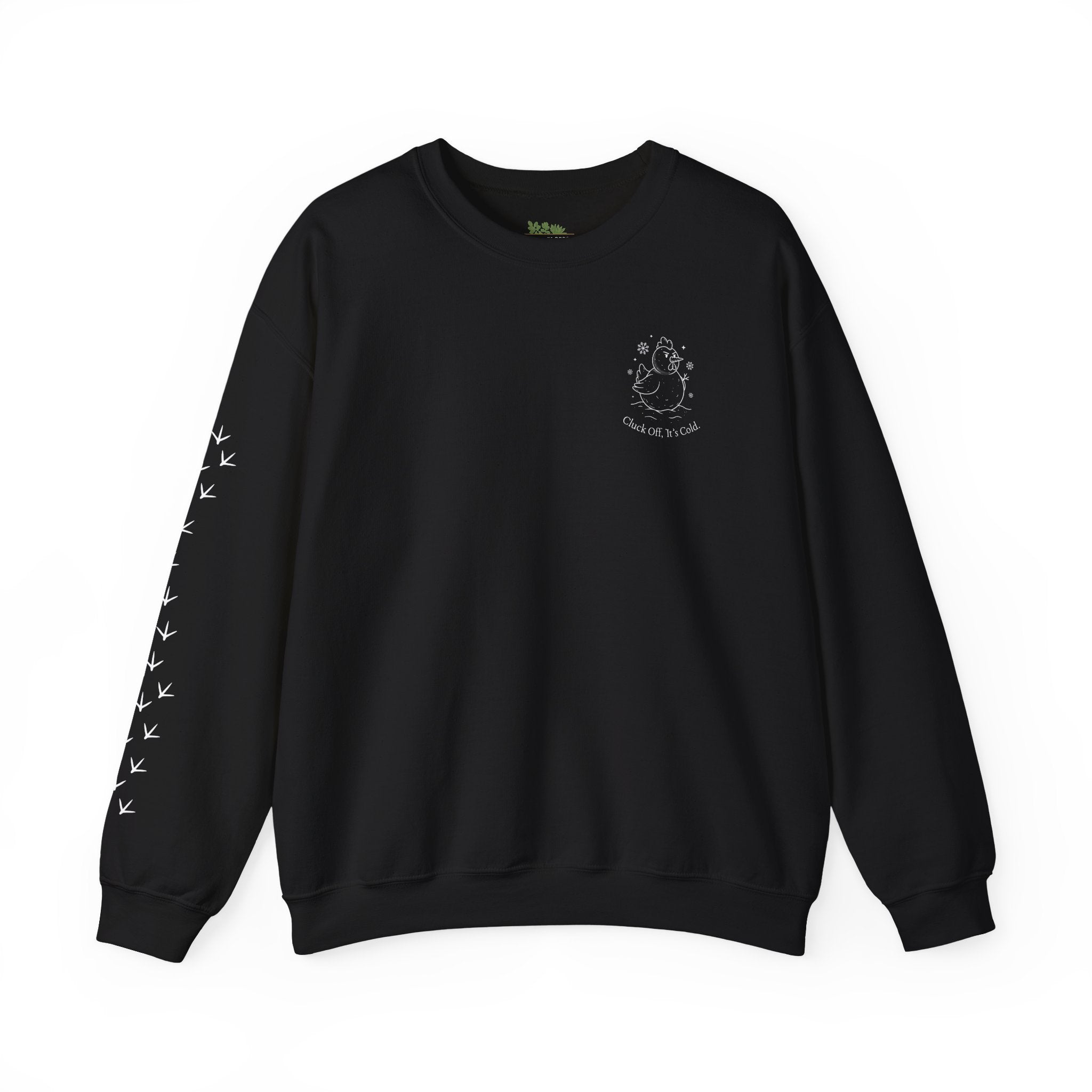 Chickening Club Winter Wonderland Snow Globe Crewneck Sweatshirt