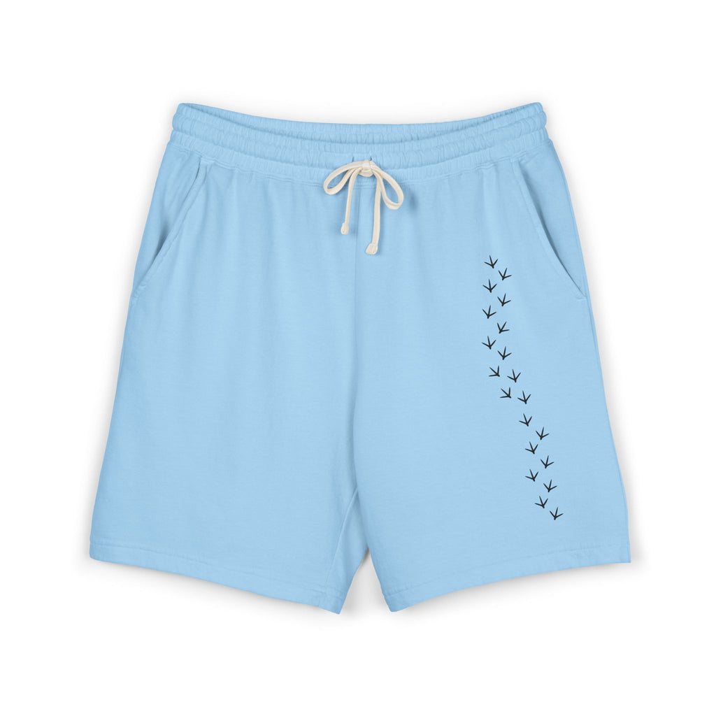 Chicken Footprint Strut Shorts for Free-Range Living