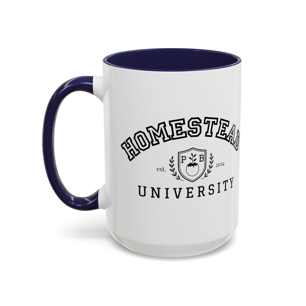 Homestead University Crest Accent Mug