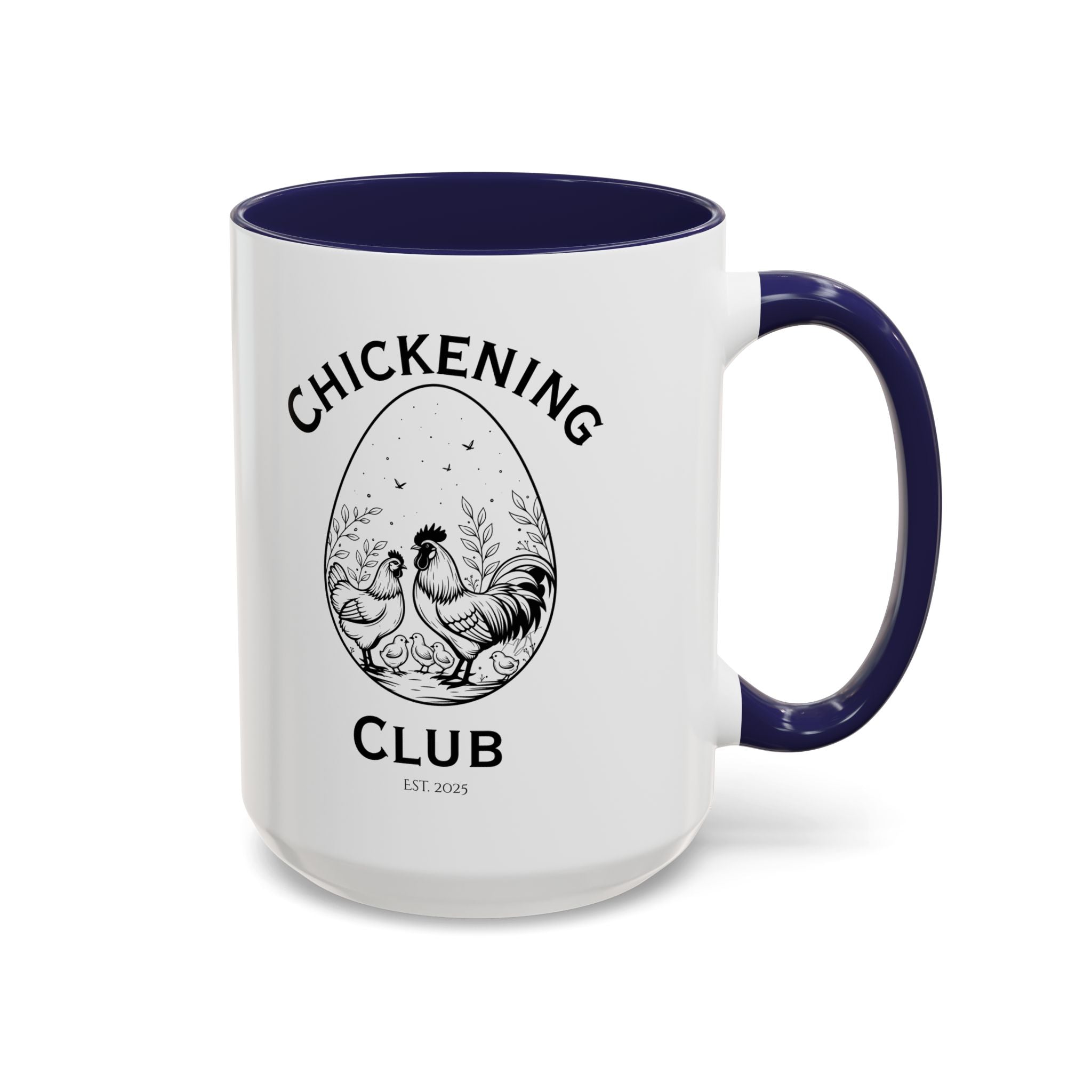 Chickening Club Ceramic Accent Mug: Your Morning Ritual, Elevated
