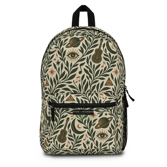 Mystic Groove Backpack – Where Nature Meets the Cosmos
