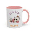 Stayin' Alive Ceramic Accent Mug