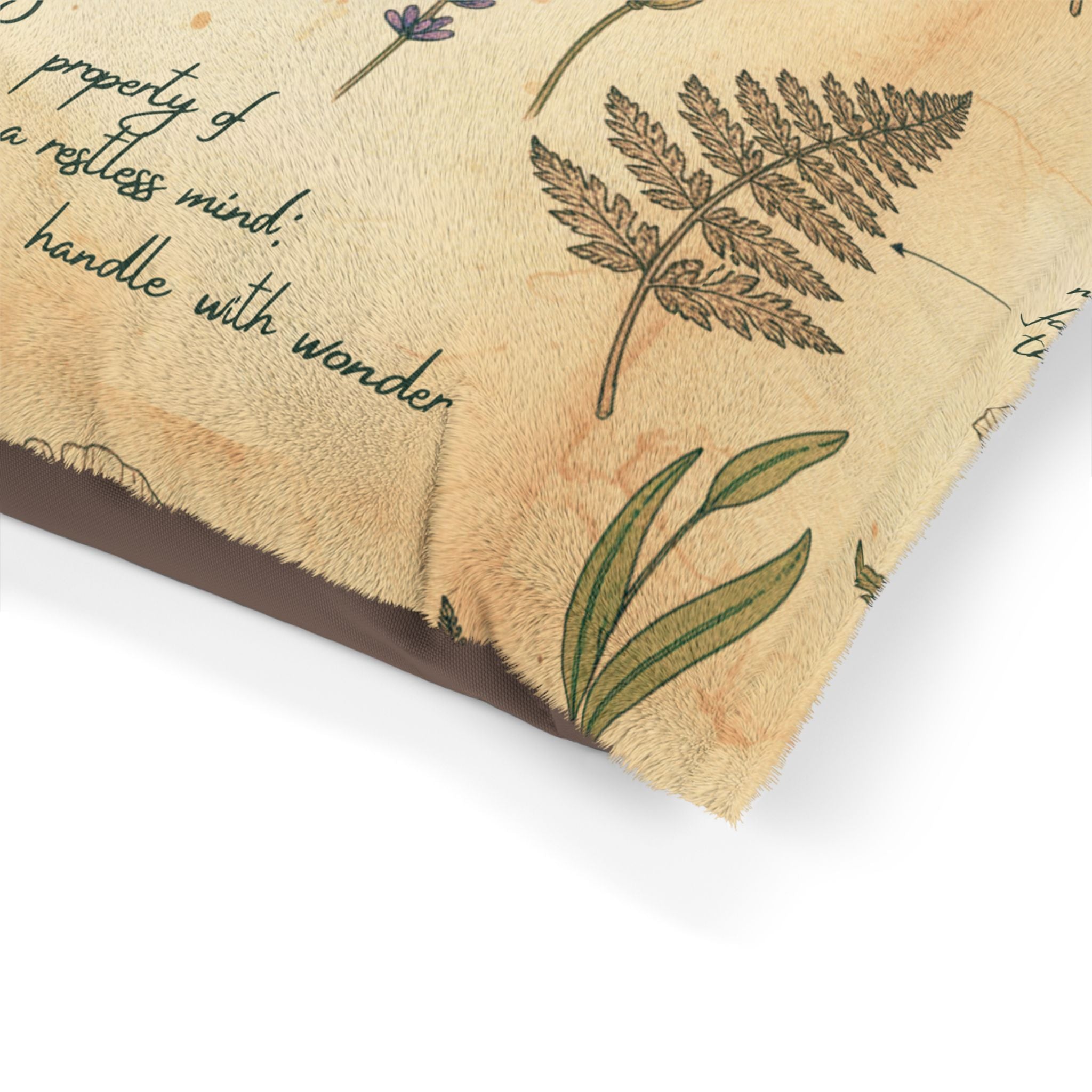 Field Guide Vintage Botanical Pet Bed Lounger