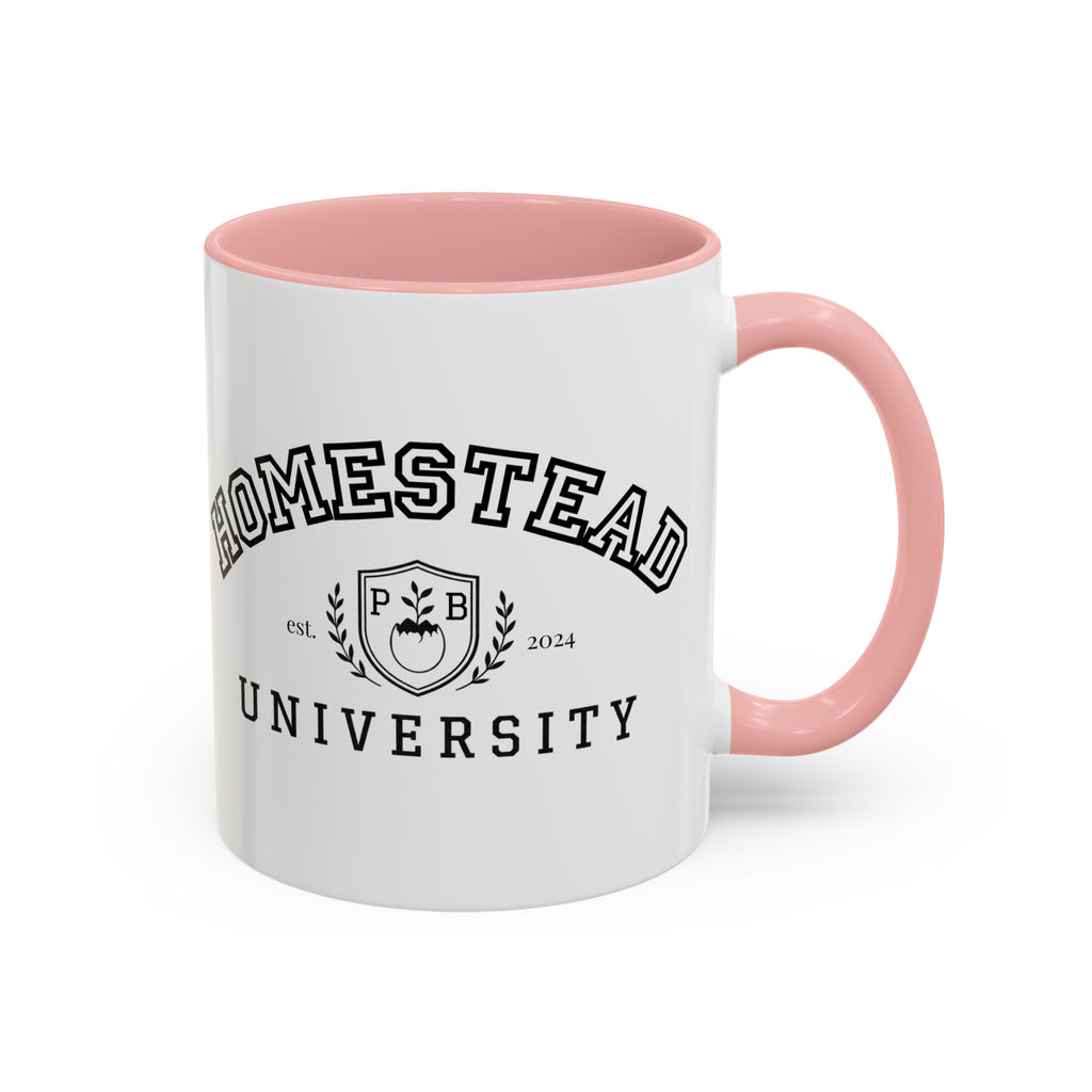 Homestead University Crest Accent Mug