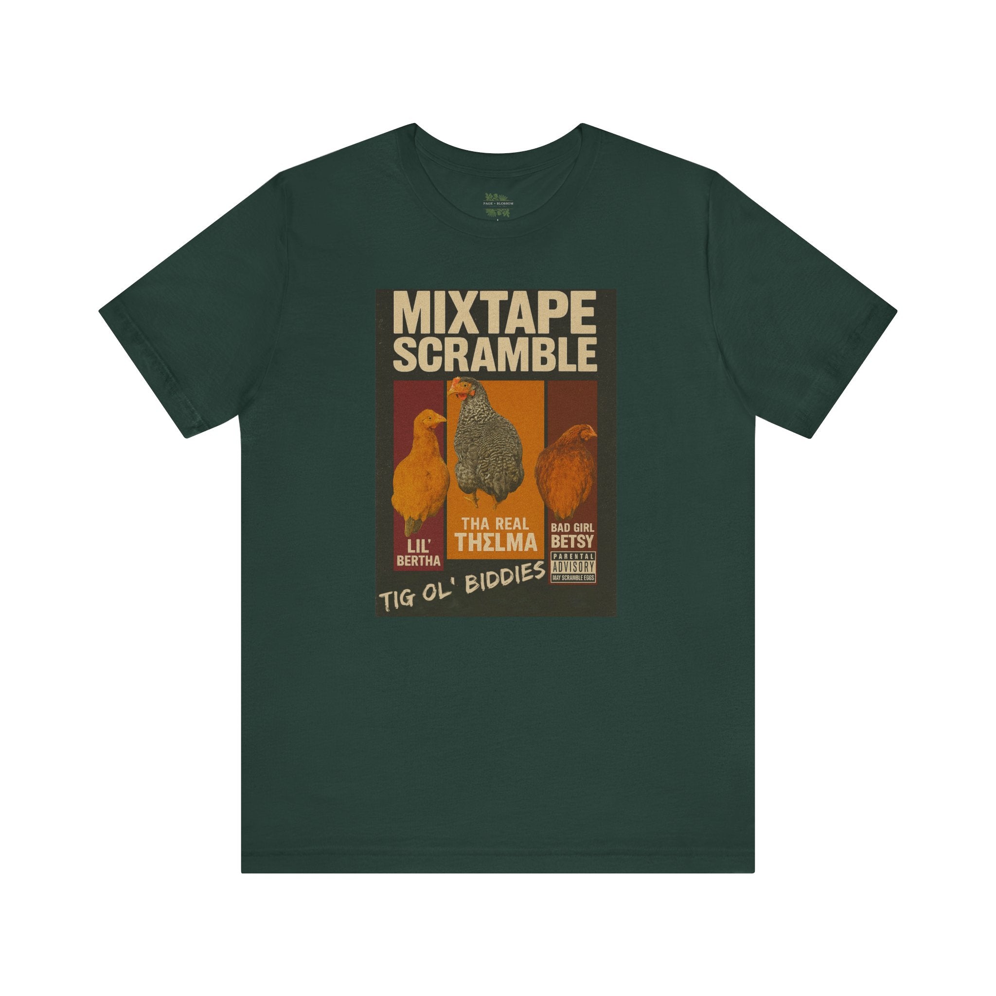 Mixtape Scramble Retro Bootleg Chicken Tee