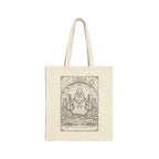 Zodiac Chicken Coloring Canvas Tote Bag