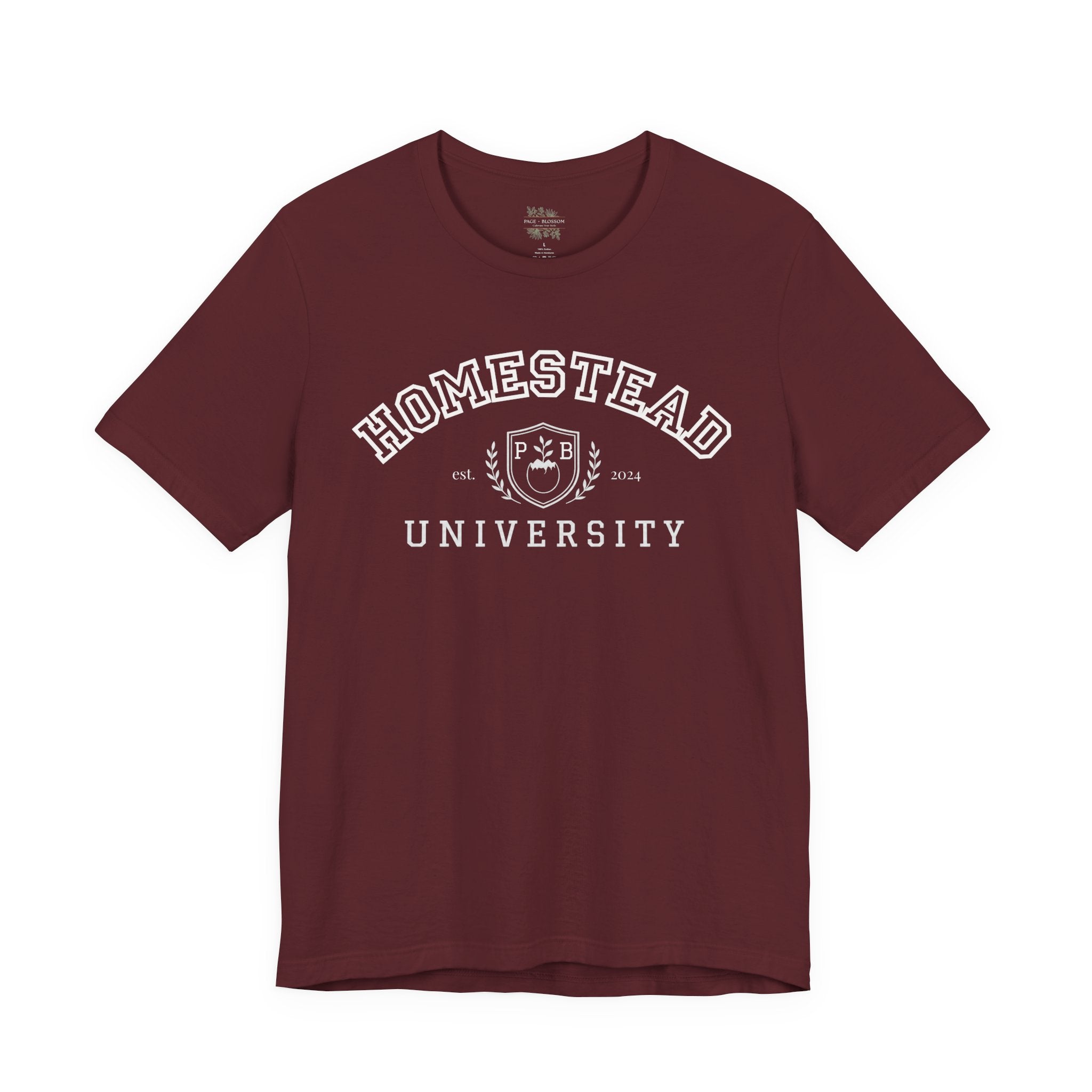Homestead University Vintage Crest Tee