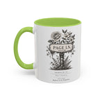 PAGE LN Vintage Floral Accent Mug