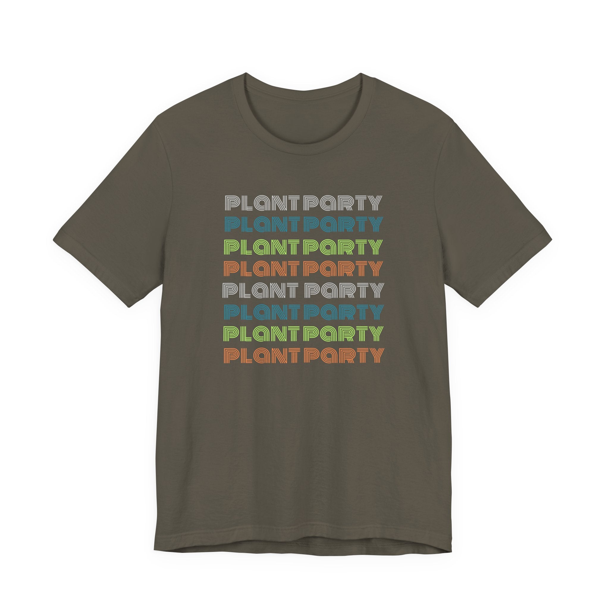 Plant Party Retro Short Sleeve Tee