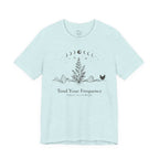 Tend Your Frequency: Adjust Accordingly Moon Phase Botanical Tee