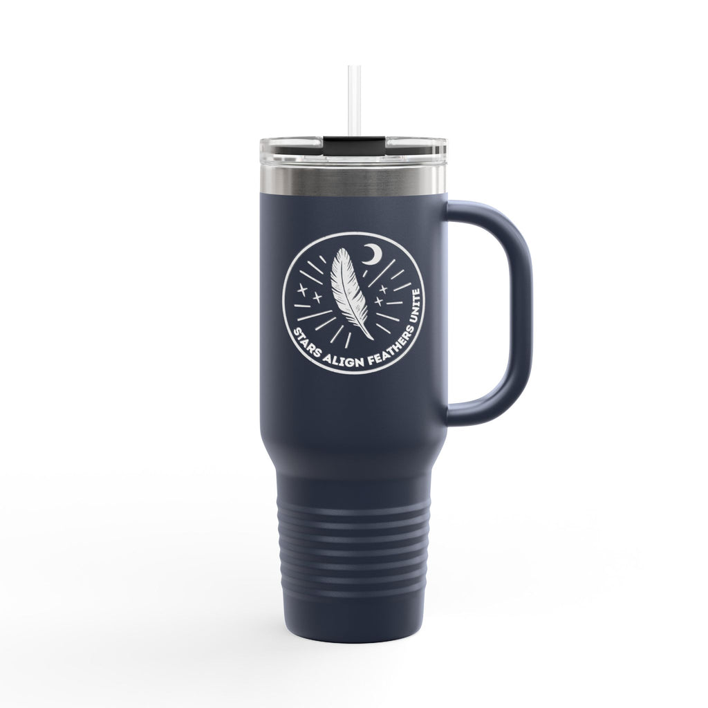 Stars Align Feather Unite Insulated Travel Mug