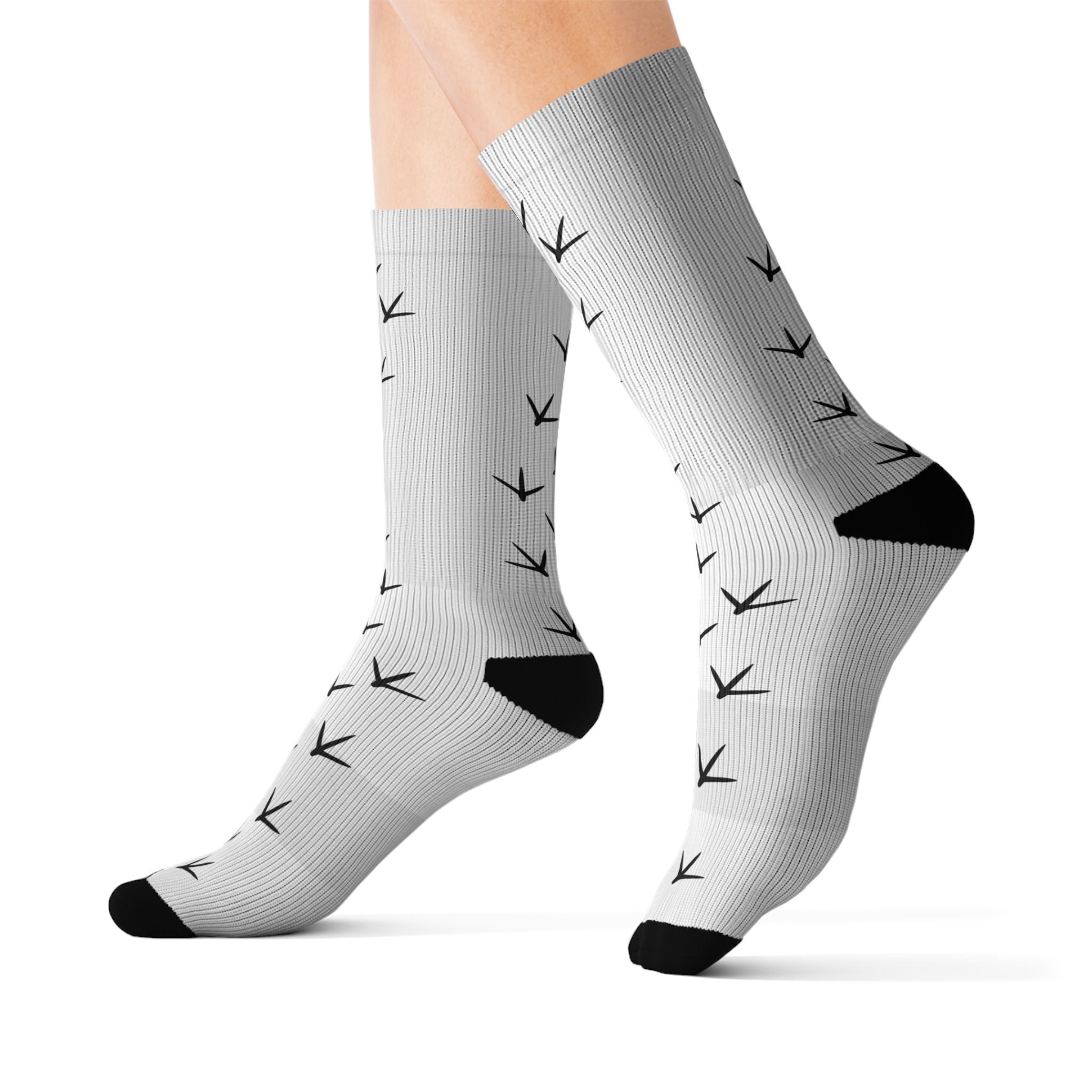 Chicken Tracks Socks