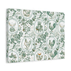 Botanical Coop Toile Canvas Art