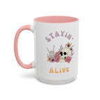 Stayin' Alive Ceramic Accent Mug