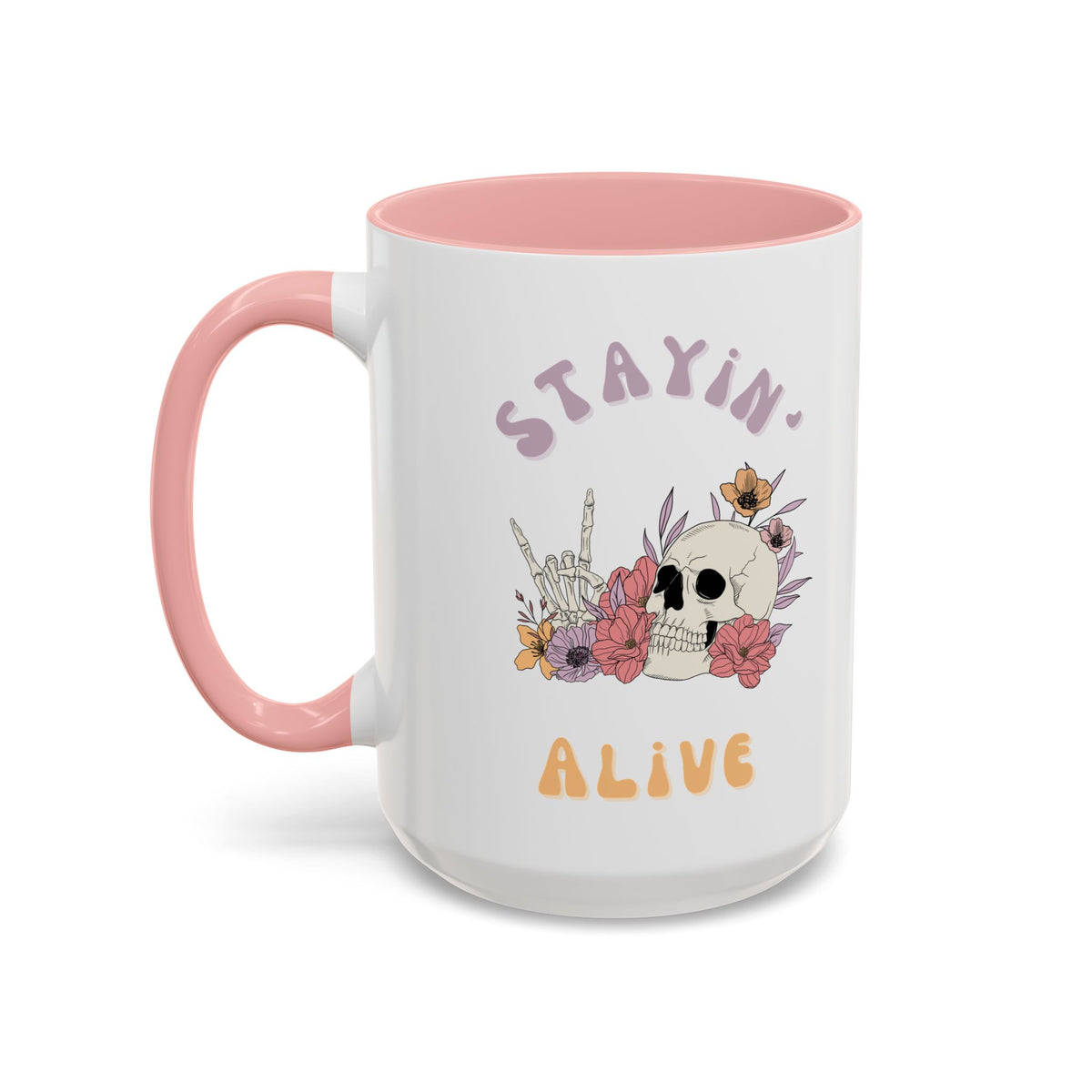 Stayin' Alive Ceramic Accent Mug