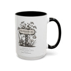 BLOSSOM RD Vintage Botanical Ceramic Accent Mug