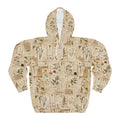 Botanical Herbarium Vintage Floral Pullover Hoodie