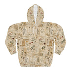 Botanical Herbarium Vintage Floral Pullover Hoodie
