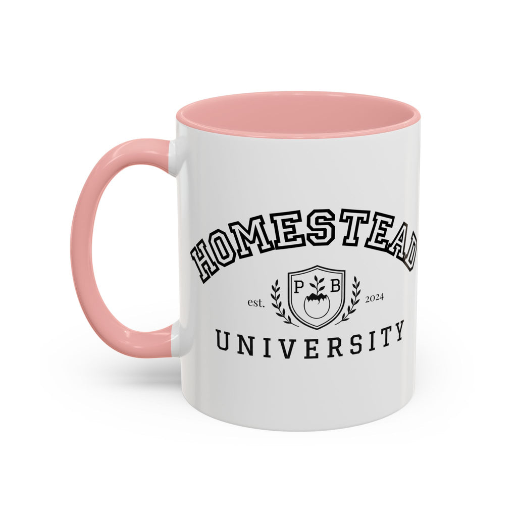 Homestead University Crest Accent Mug