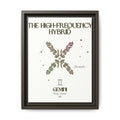 Gemini The High-Frequency Hybrid Lavender Framed Matte Canvas