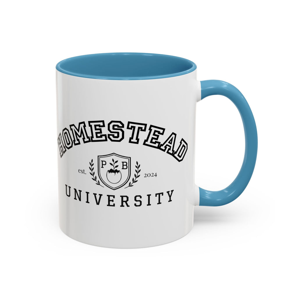 Homestead University Crest Accent Mug