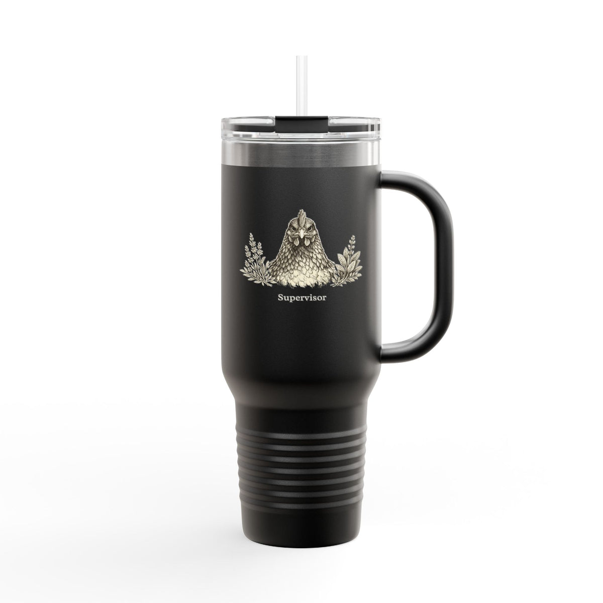 Supervisor Chicken and Herb Insulated Travel Tumbler