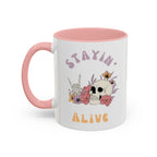 Stayin' Alive Ceramic Accent Mug