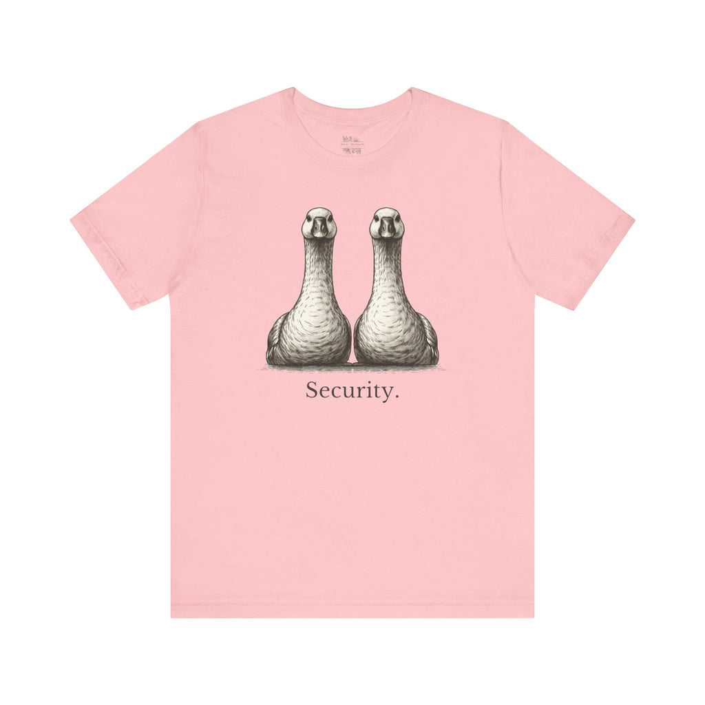 Security Geese Graphic Short Sleeve Tee