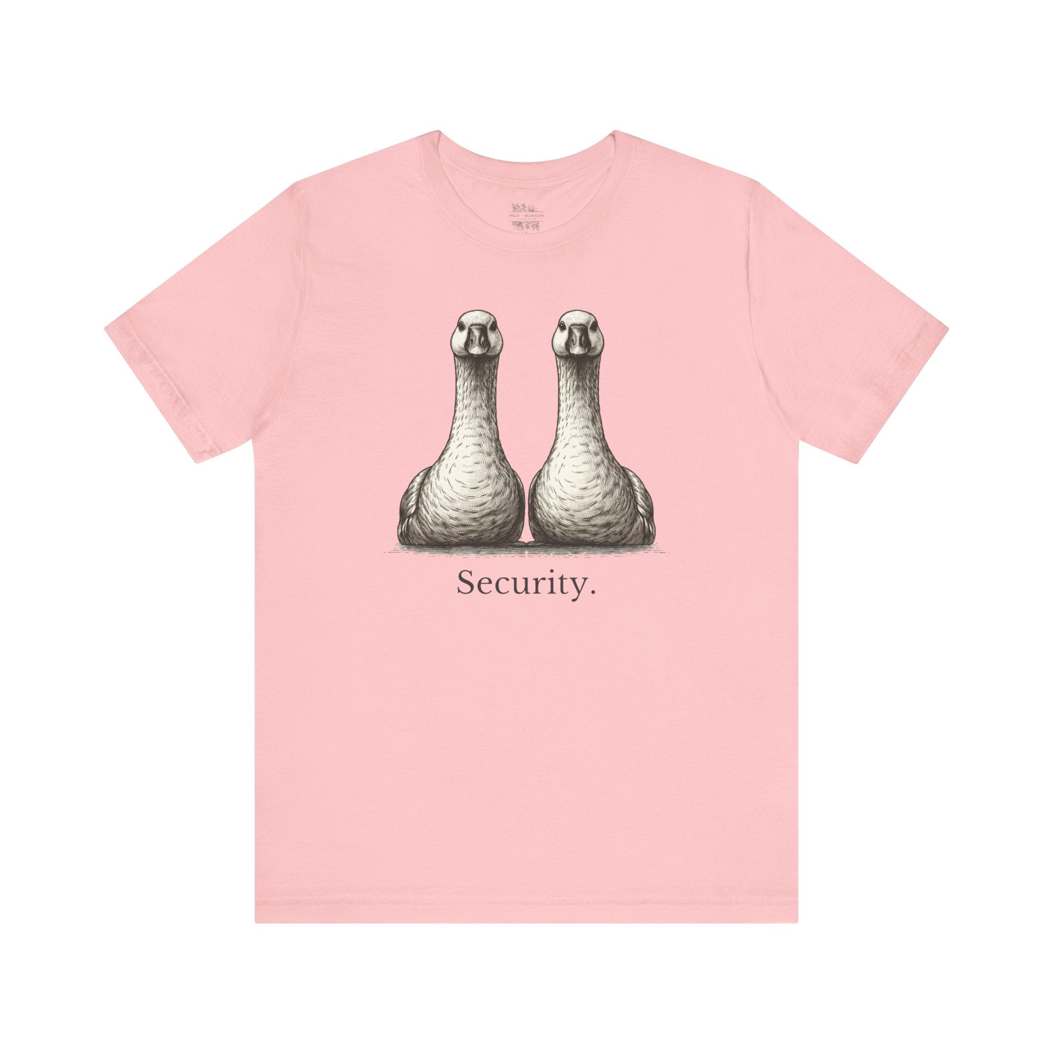 Security Geese Graphic Short Sleeve Tee