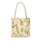Field Guide Vintage Botanical Sketch Tote Bag