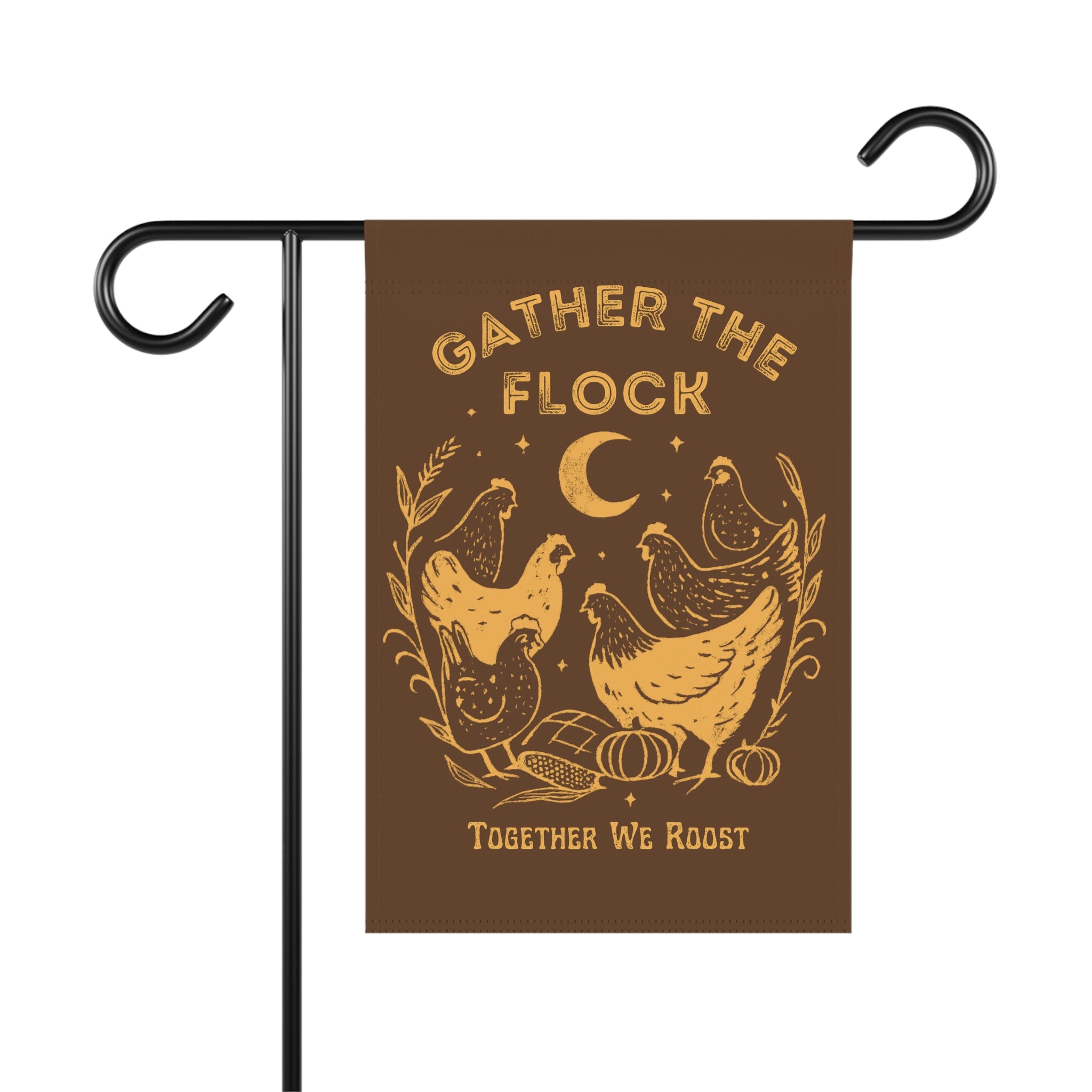 Gather The Flock Garden Banner