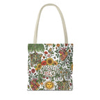Sunny Anatomical Floral Fantasy Garden Eco Shopper Tote Bag