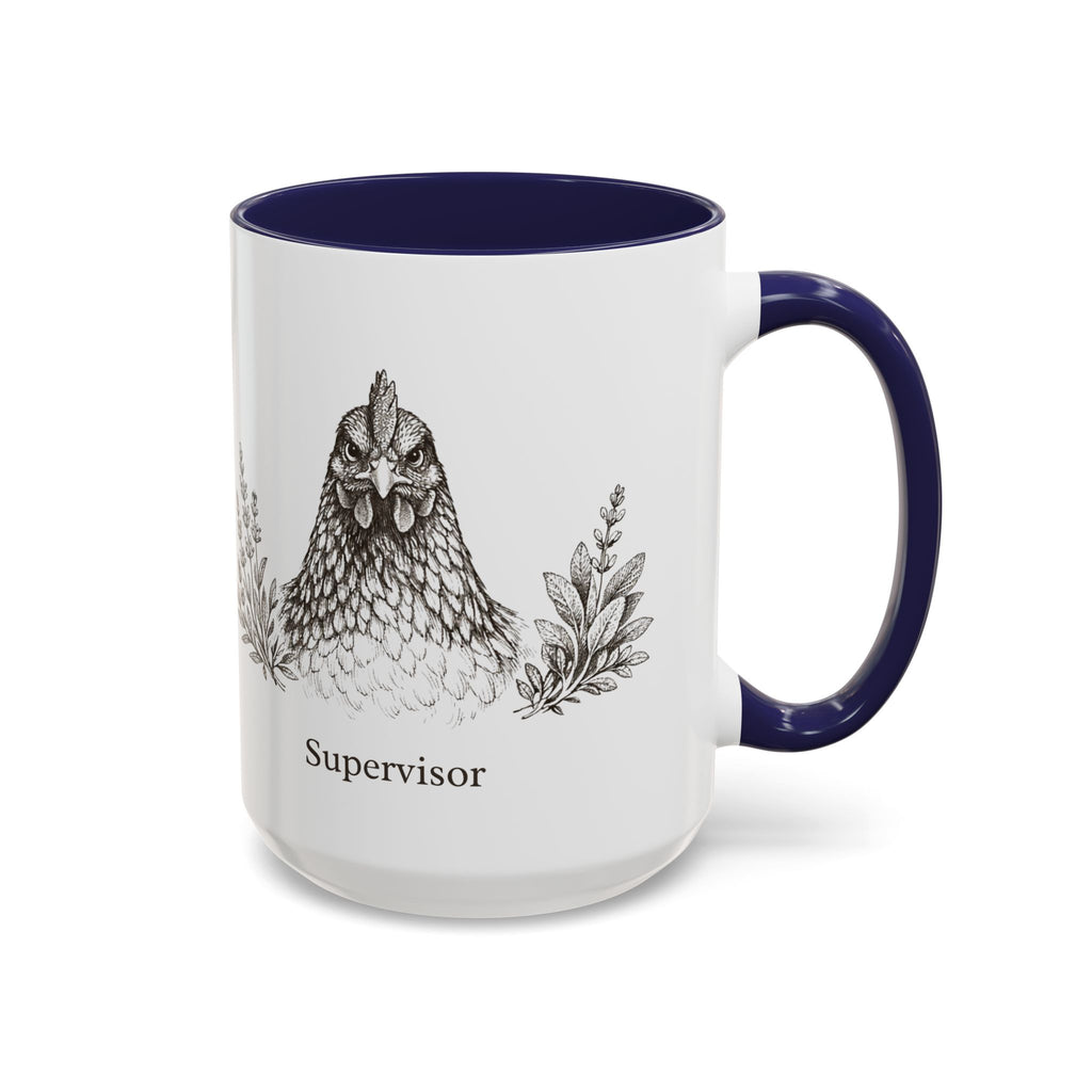 Chicken and Herb Supervisor Accent Coffee Mug