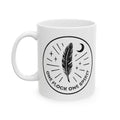 One Flock One Spirit Celestial Feather Ceramic Mug