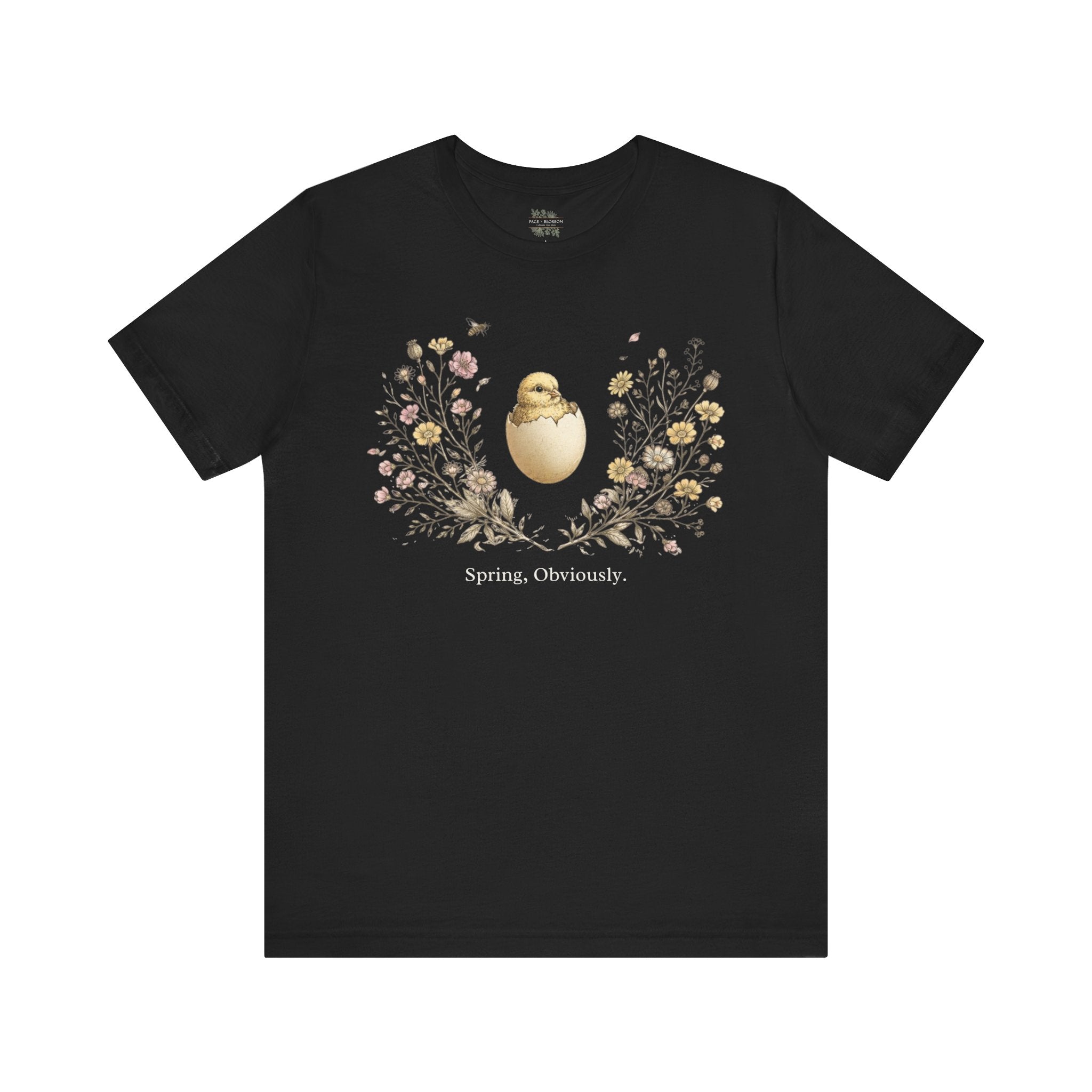 Spring Obviously Botanical Cracked Egg Graphic Tee