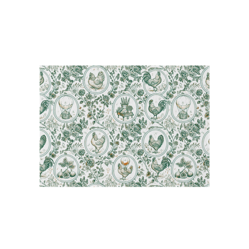 Botanical Coop Toile Outdoor Rug