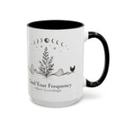 Tend Your Frequency: Adjust Accordingly Ceramic Accent Mug