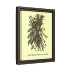 Tied Up at the Moment Kitchen Herb Matte Framed Canvas Wall Art