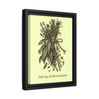 Tied Up at the Moment Kitchen Herb Matte Framed Canvas Wall Art