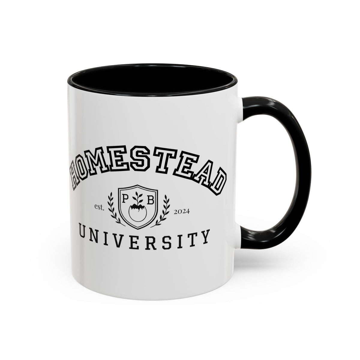 Homestead University Crest Ceramic Accent Mug